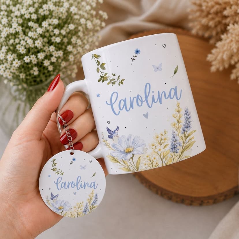 Caneca com Chaveiro